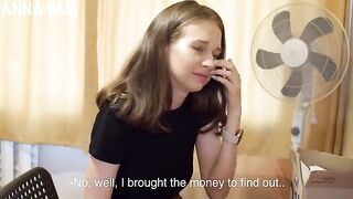 The postman delivered a package to the wrong house, and a girl answered the door