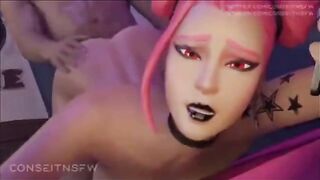 Hentai compilation with the hottest Fortnite Haze scenes to watch