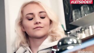 A petite teen Marilyn Sugar was fucked hard by a thief