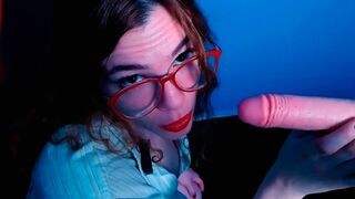 A hot teacher gives a class of intimate education through ASMR
