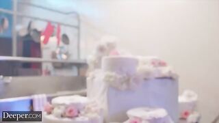 The bakery is famous not only for its delicious pies, but also for the hot baker