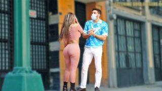 Latin beauty seduced a stranger and enjoyed passionate sex