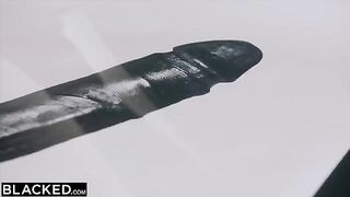 Petite Kylie is obsessed with Anton’s big black cock, a true passion