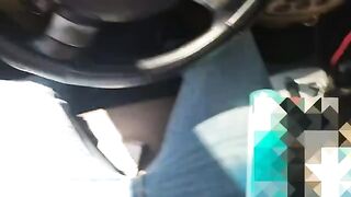 My nosy neighbor caught me jerking off in my car, she threatened to tell the residents