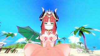 The beautiful girl Nilou fucks passionately in a Genshin Impact scene