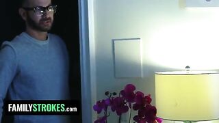 The stepdaughter, Vanna Bardot, pleases her stepfather in a taboo encounter