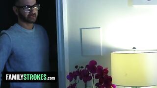 The stepdaughter, Vanna Bardot, pleases her stepfather in a taboo encounter