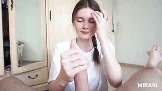 A cute schoolgirl gets her pussy fucked hard by her teacher - MIRARI