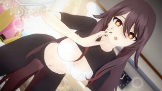 Hu Tao is getting fucked in a casual outfit in this hot Genshin Impact hentai scene