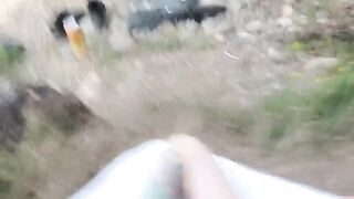 A hot girl has sex with a random guy on the beach in this steamy scene