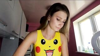 The girl is too late for dinner with her husband