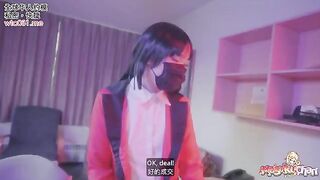 Yumeko Kakegurui lost a bet, no panties, raw sex, and cum swallowing