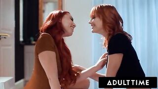 Redhead Kenna James seduced her best friend Aidra Fox to have a lesbian sex