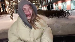 Babe picked up on the street and fucked without a condom