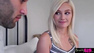 A step sister is shocked to feel a guy's presence so intimately