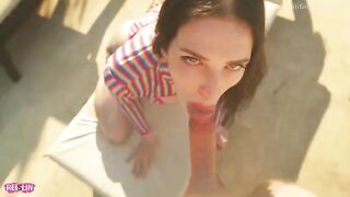 This girl wants a creampie very badly, no condom