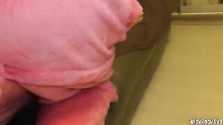 Threesome sex with two cute college girls and their friend in college party