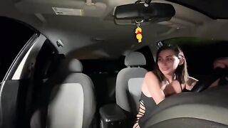 I discussed my boyfriend's issues with him in the car, and my friend came to console me and ended up fucking me