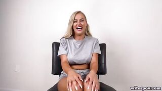 The girl was born with big natural tits and was made for fucking