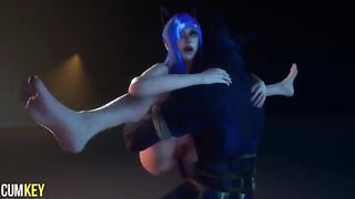Furry Cat Girl is getting fucked by a big cock monster