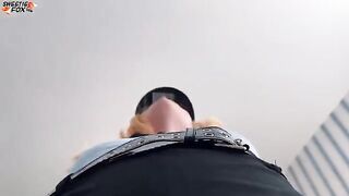 A surprise was arranged for me by a sexy girl in police uniform