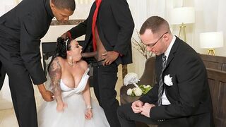 Payton Preslee's wedding turns into a rough threesome