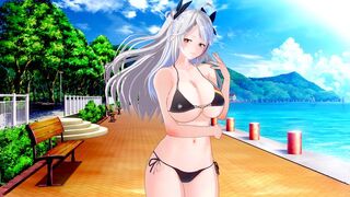Prinz Eugen fucks Waifu in POV style