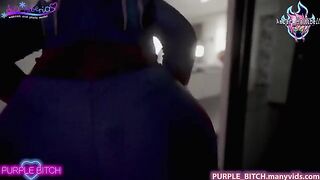 Purple Bitch and Sia Siberia fuck Spiderman with a strapon