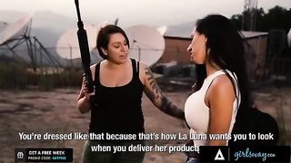 A femdom boss Luna Star teaches her whores to behave in a steamy scene