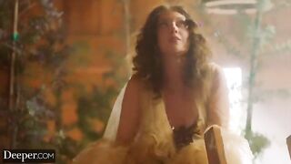 Hot threesome with stunning goddess Elena Koshka