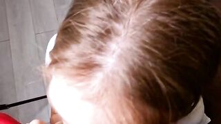 A stunning blonde is at her brother's beck and call in this steamy homemade video