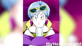Bulma gets her pussy filled with cock in this animation