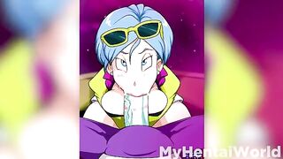 Bulma gets her pussy filled with cock in this animation