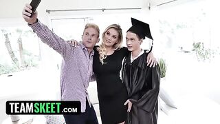 Kenzie Taylor rewarded her stepson with her wet pussy for his graduation