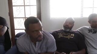 Karen The BLOWBANG BOSS!!! - HD interracial gangbang