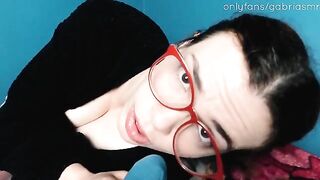 Redhead nerd getting fucked by a Gabri ASMR fan in POV