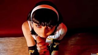 Nun came to pray for my soul on Halloween night, but I fucked her