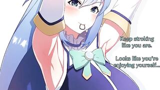 The ass of the goddess Aqua from Konosuba must be worshipped!