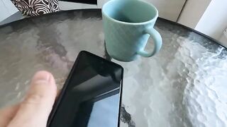 Pervert guy fucked his stepmom Mira Lime in the kitchen for breakfast