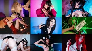 The best cosplay compilation of 2021 with MollyRedWolf's hottest scenes
