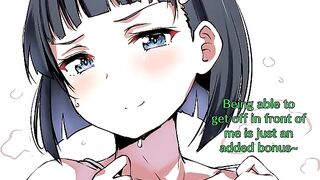 Sword Art Online Hentai: Suguha Kirigaya Joins You for a Steamy Bath