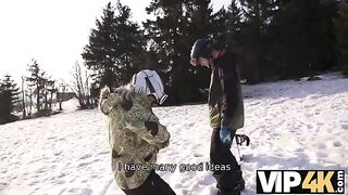 A skier got fucked after being picked up by a wealthy guy in HD quality