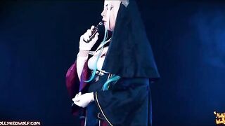 I lied to a nun and she disciplined me with her strap-on