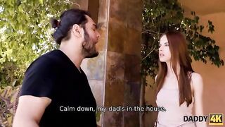 The beauty forgot her BF and slept with his dad instead