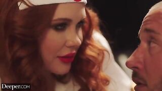 The sexy nurse Maitland Ward seduces her patients with her stunning figure