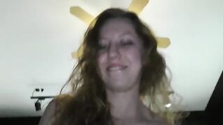 I stuck my finger into the tight ass of my neighbour. She loves my cock!