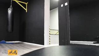 I crushed on my fitness colleague, we got intimate in the gym restroom