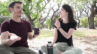 Day at the park turns into public blowjob adventure