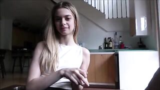 The stepfather gave the baby an expensive gift, so she decided to thank him in kind