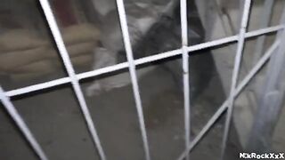 The stalker fucks with the girl with a small pussy in POV